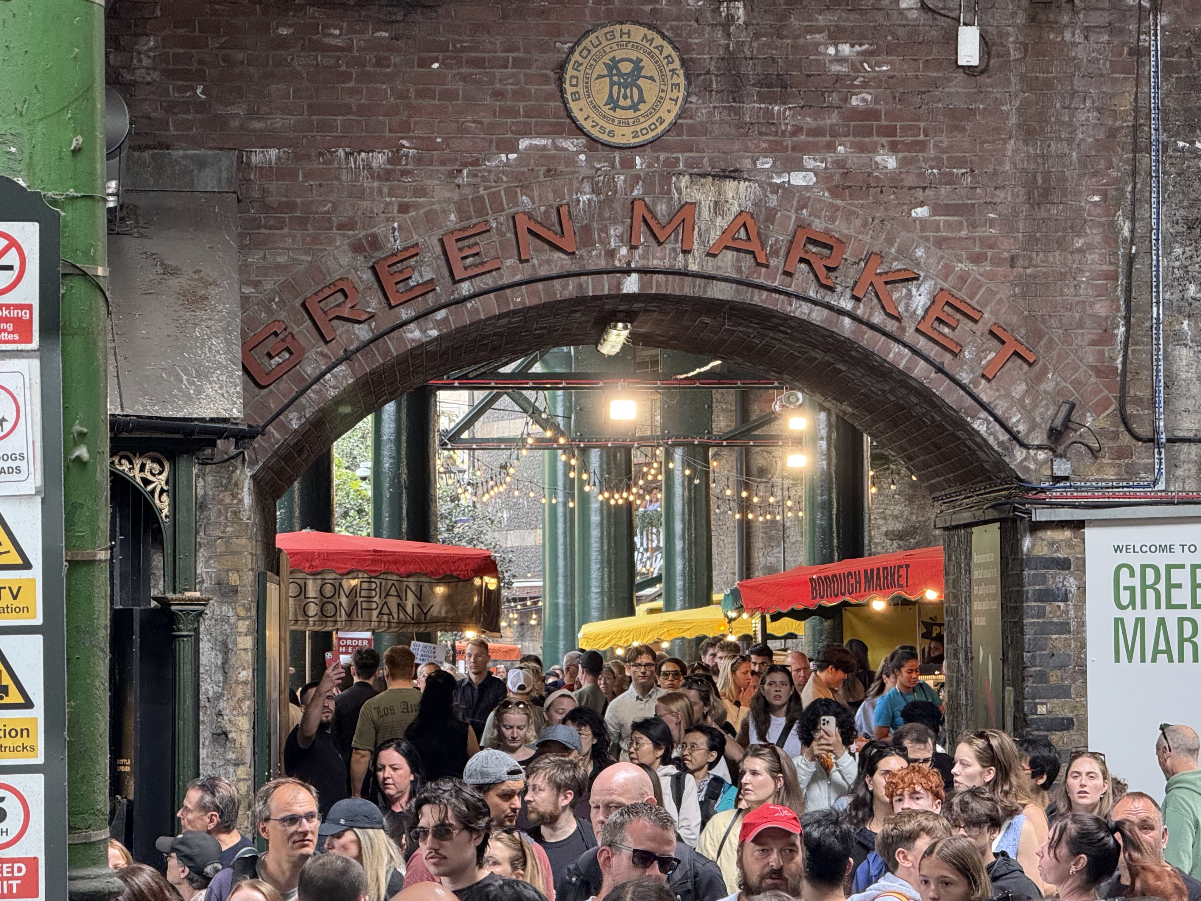 Borough Market in Londen